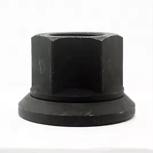 22 mm hex acero de camión de rueda de la nuez con placa de empuje productos en stock