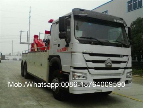 Howo 6x4 5825 Wheelbase 40 Ton Heavy Duty Wrecker Radio Control Tow Truck ZZ1257M5847D1