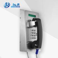Robusto telefone da prisão, telefone público de emergência com ecrã LCD.
