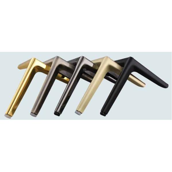 Bed Support Foot Polishing Shiny Gold TV Cabinet Taper Style Iron Sofa Metal Leg for Furniture