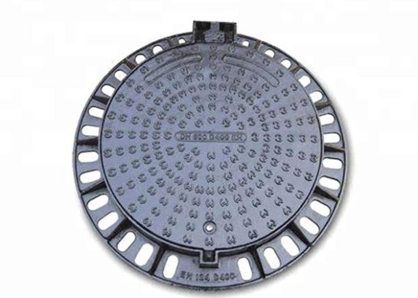 Road / Hard Shoulders Ductile Iron Manhole Cover , E600 D400 Manhole Cover