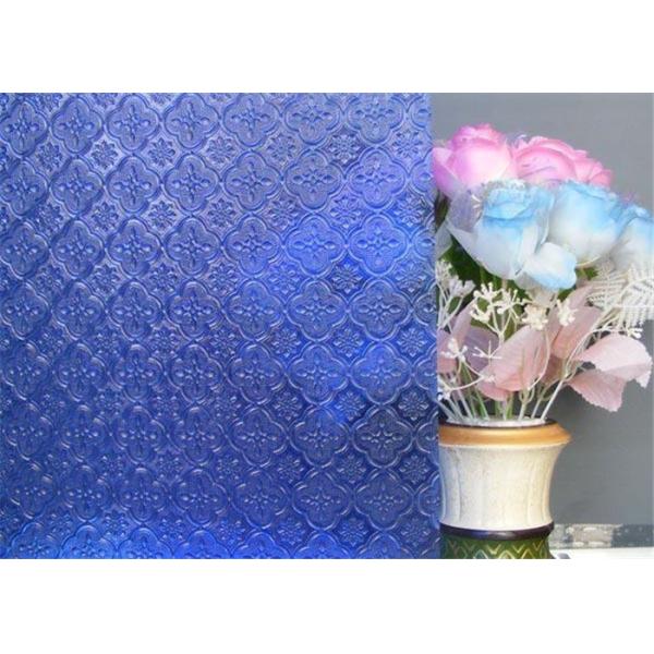 Various Color Decorative Patterned Glass 3mm 4mm 5mm 6mm Thickness Flora Glass