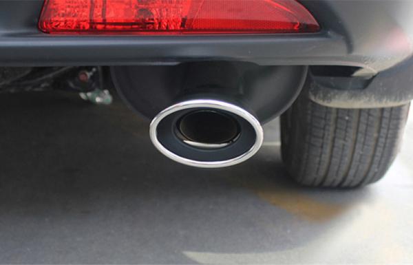 HONDA CR-V 2012 2015 Automobile Spare Parts, Stainless Steel Exhaust Pipe Cover (em inglês)
