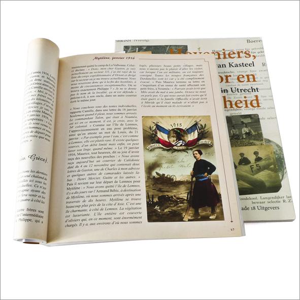 Service d'impression Softcover de livre de stratification mate d'OEM 4c+4c avec l'attache parfaite