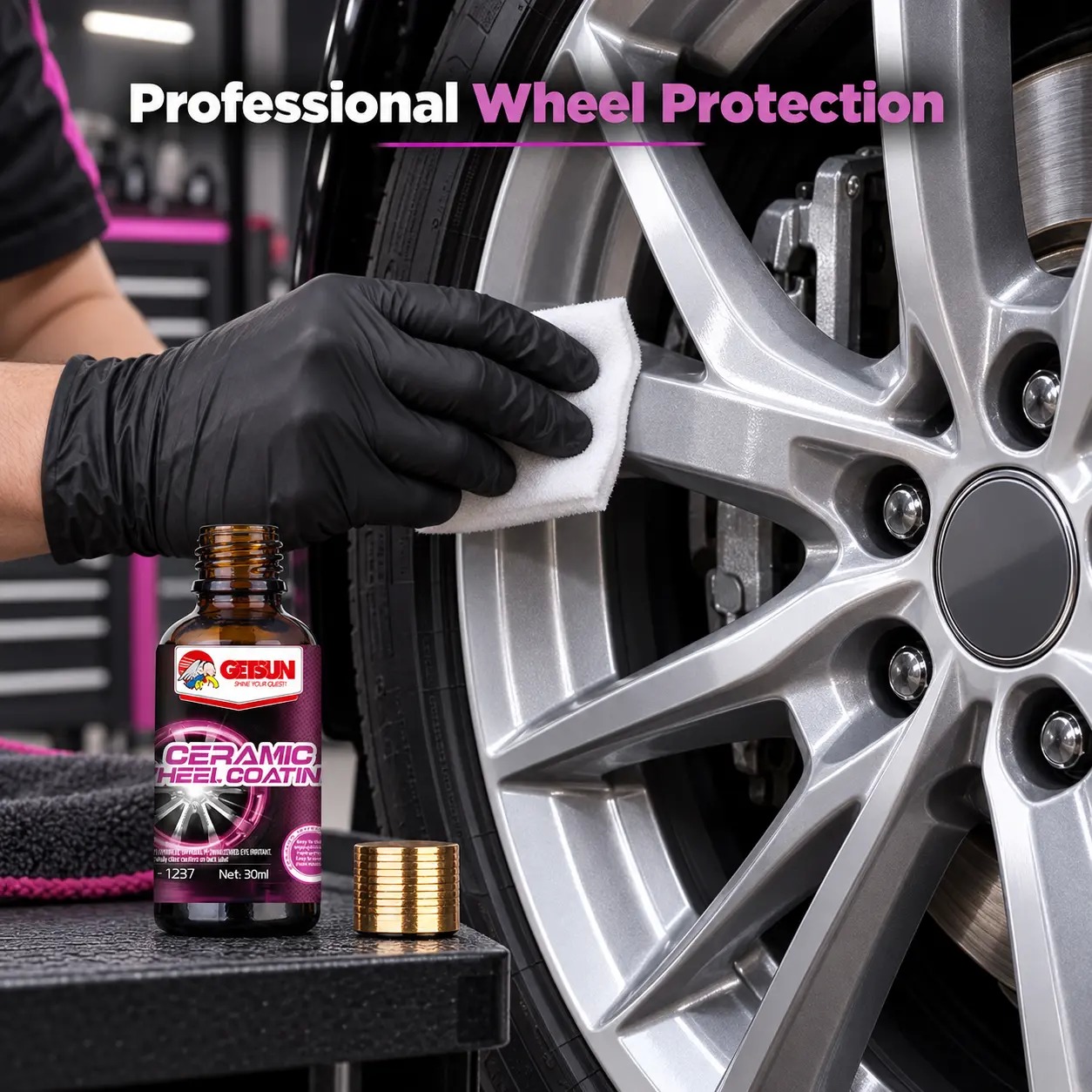 GETSUN 30ml Nano Ceramic Wheel Coating
