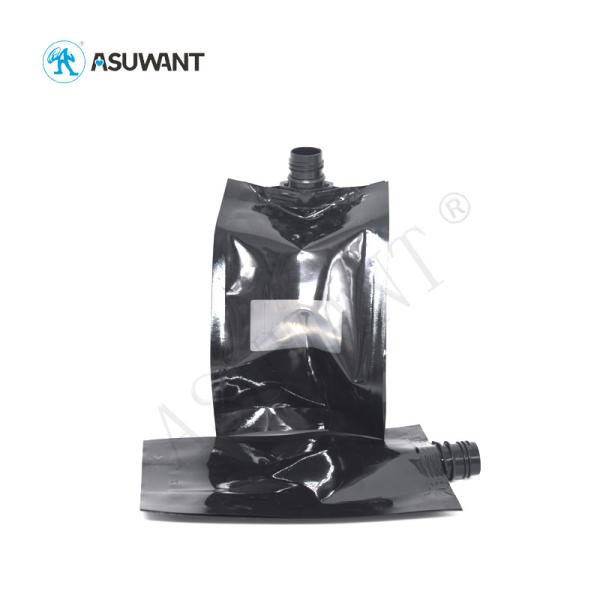 500ML Liquid Spout Bags Mylar Aluminum Foil Laminated With Transparent Window