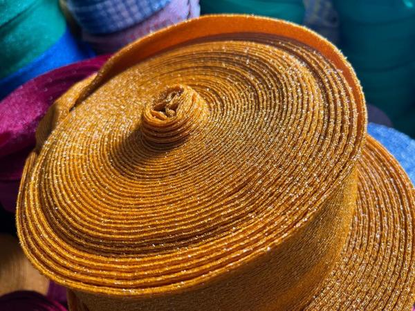 Kitchen cleaning scrubbing cloth semi-finished product export quality steel wire scrubbing cloth scrubbing king fabric cleaning dish towel fabric