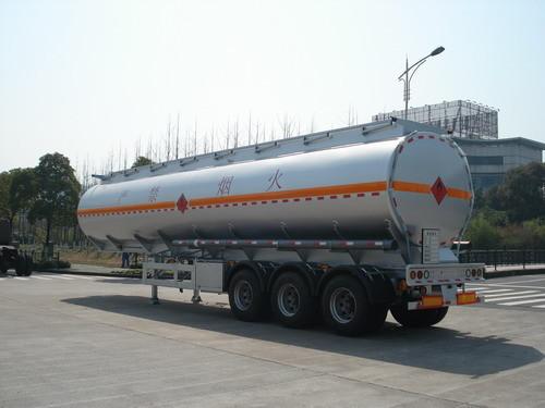 3x12T BPW axle 46000L Aluminum Alloy Petroleum Mobile Fuel Tank Trailer