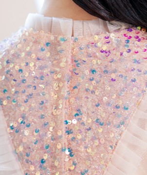 Summer Children's Clothing New Girl Princess Dress Sequin Design