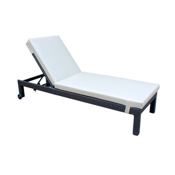 Outdoor wicker swimming pool side furniture outdoor lounge chair rattan garden reclining chaise sun lounger Chair