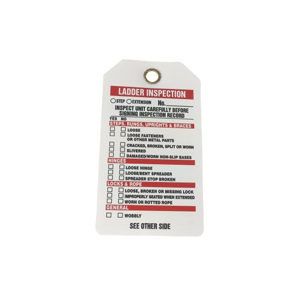 Custom Made Safety Plastic Warning Signs Label Safety PVC Lockout Tags