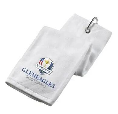 Digital Printed Golf Divot Tool Quick Dry Soft Washable Breathable Cotton Golf Towel