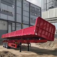 CIMC 40FT 3 Axle Tare Weight 8.5t Heavy Duty Mechanical Suspension Wall Side Rollover Semi Trailer