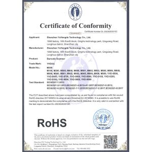 Shenzhen Yuhengda Technology Co., Ltd. Certifications