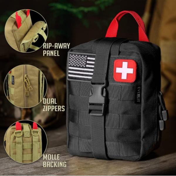 Шестерни мешка бортовой аптечки безопасности ISO13485 аварийный комплект на открытом воздухе на открытом воздухе аварийный