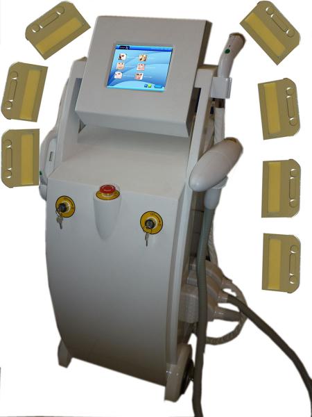 OEM design 4S multiple 2 display Beauty Machine-IPL&RF&E-light&Nd:YAG laser system