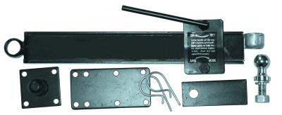 Black ISO Certified Sway Control Hitch With Trailer Ball