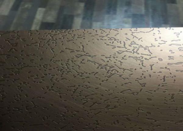 SGS 301 Etching Stainless Steel Decorative Sheet Slit Edge Mirror Surface