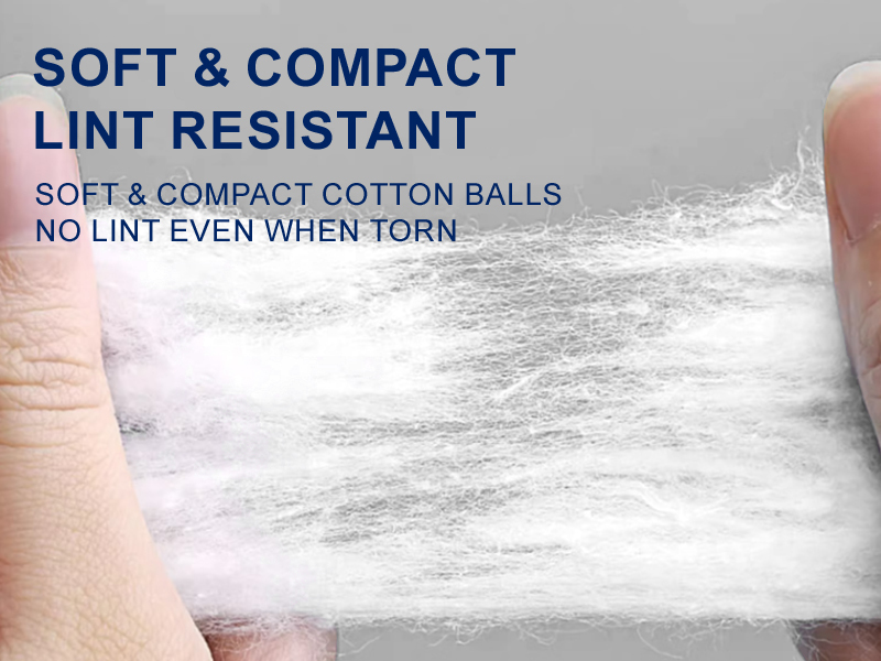 Disposable Medical Cotton Ball Highly Absorbent Sterile Cotton Balls For Wound Care
