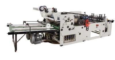 TC1100 Double Lanes Window Patching Machine Carton Film Gluing For Milk KFC
