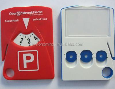 Euro Auto Car Plastic Parking Disc with Design Style and Clock Parkscheibe
