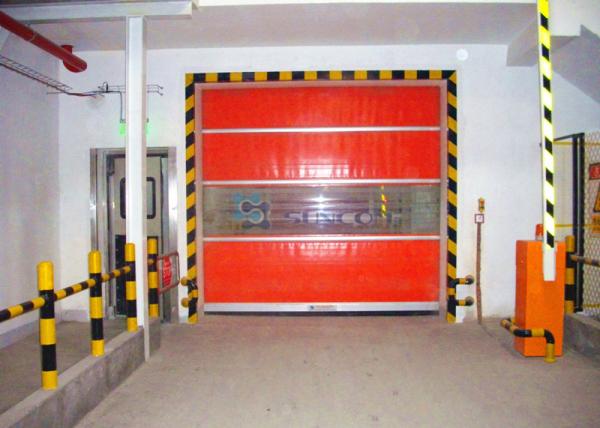Industrial mais forte anti - vento tubo portas de alta velocidade rolante persianas