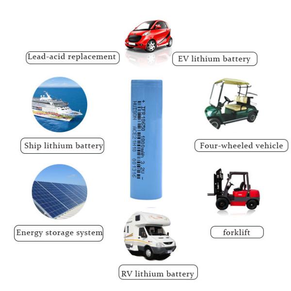 OEM ODM LiFePO4 Литийная батарея Цилиндрическая 18650 ячейка 3.2V 3.7V 1800mAh Настраиваемые литийные батареи