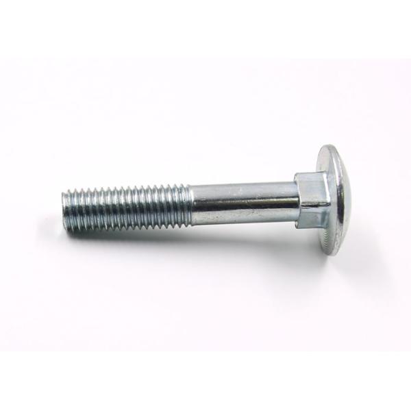 DIN603 Grade 4.8 Galvanized Carriage Bolts Without Square Neck For Industrial