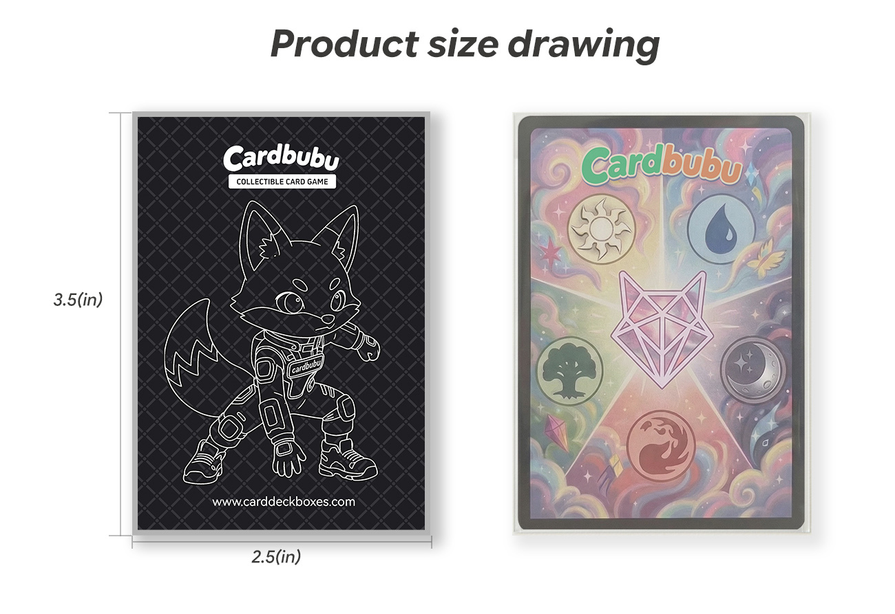 Card Games YuGiOh Card Sleeves Portable OEM Production Pokemon Card Sleeves