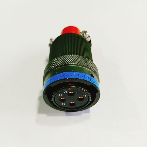 25A MS Connector 1500V 4 Pin Female Connector MIL-DTL-26482 MS3116F14-4S