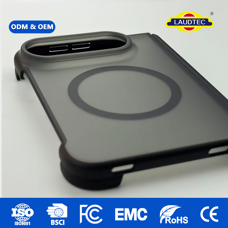 OEM Premium Matte Magnetic Phone Case for iPhone 18 Fold, Screen & Camera Raised Bezel, Anti-Drop Protection