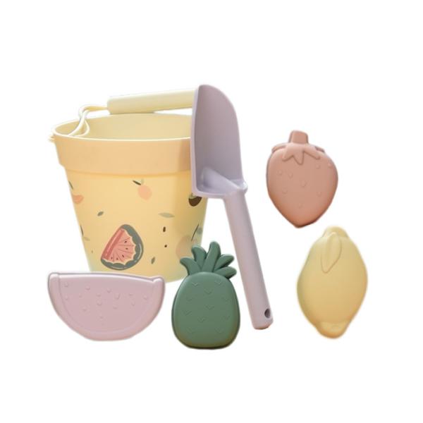 Summer Sand Outdoor Children’s Toy Set Silicone Beach Bucket Set