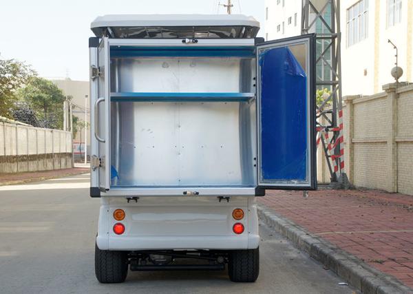2 Seater Electric Cargo Vehicle With Closed Box & Rain Cover