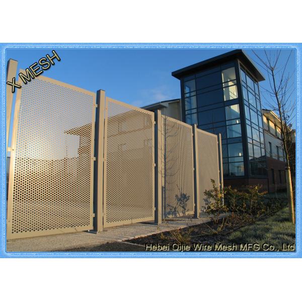 Façade architecturale nid d'abeille perforé en acier inoxydable en tôle