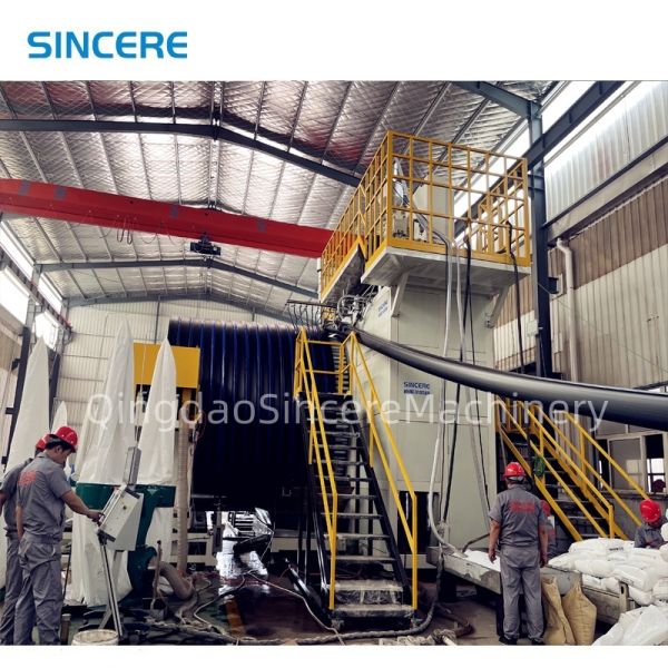 HDPE Hollowness Wall Winding Pipe Extrusion Making Machine