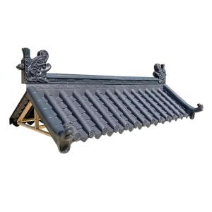 Japanese Tea House Lightweight Artificial Plastic Resin Roof Tile