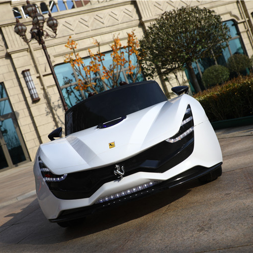 2023 Fabriqué dans les plus récents 12 Volt Kids Electric Ride On Car avec deux portes ouvertes brun