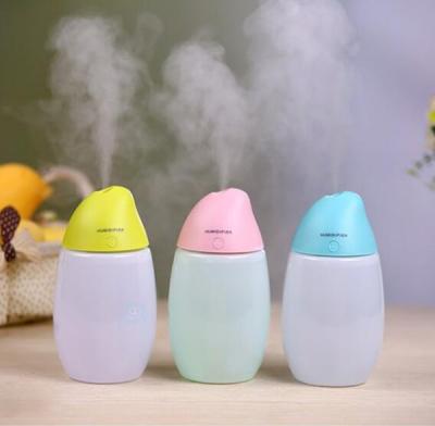 400ml Large Water Tank Tabletop Mini USB Charge Mango Humidifier With Led Light