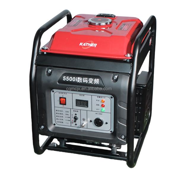 Recoil Open Frame Inverter Generator 5000w 3kva 5kva with and Rated Current of 12V/5A
