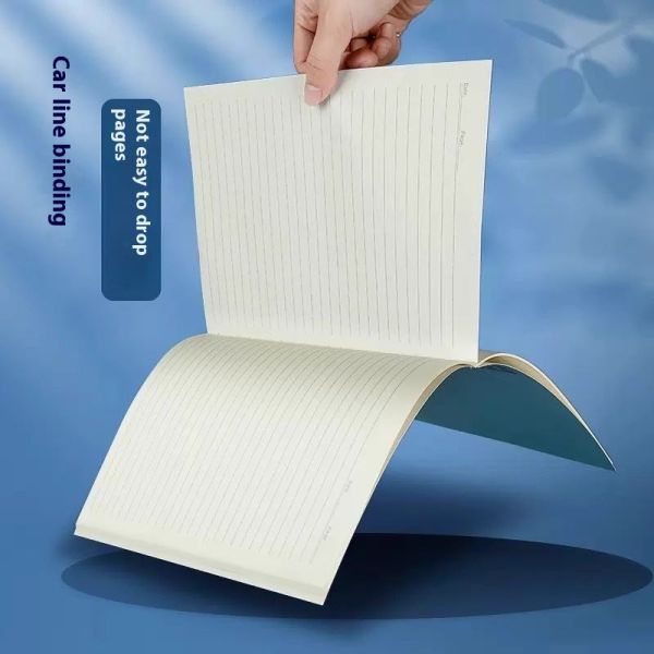 B5 Notebook Thickened Student Journal Book Simple Horizontal Line Printed A5 Size Leather Cover Wholesale Exercise Book Car Line