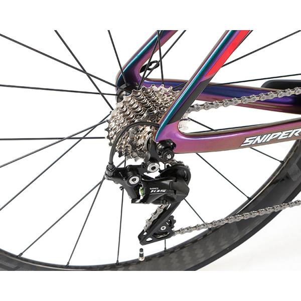 Shimano Groupset Disc Carbon Road Bike , 22 Speed Carbon Bike Alu Alloy CNC