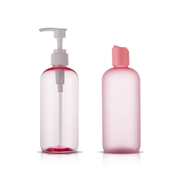 Matte Finish Hair Care Containers With Logo Boston Round Bottle For Hair Gel