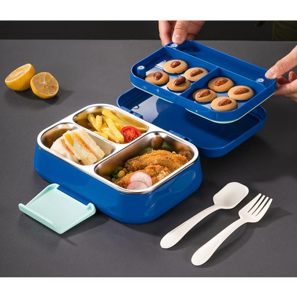 Food Container Storage and Transport Stainless Steel Lunch Box 1050ML with Leak Proof Feature