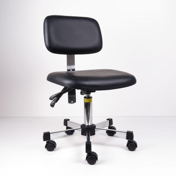 Ergonomic Sewing Machine ESD Chair Synthetic Leather For Sewing Tailors / Workers