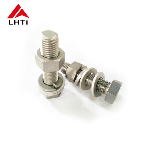 Electroplating Forged DIN933 Gr2 Titanium Hex Head Bolts