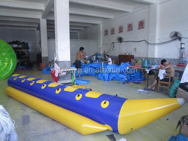 Portable Inflatable Flyfish Banana Boat Set PVC Material Easy Setup Water Sports Equipment Adults Family Fun Outdoor Adventures