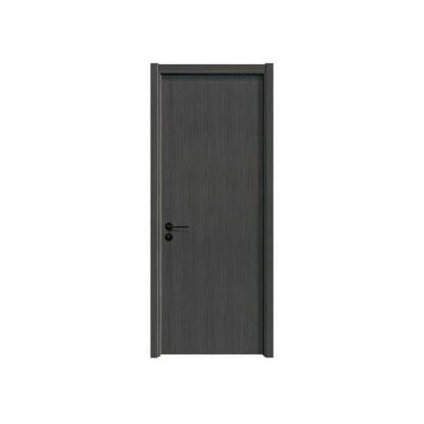 Sound Insulation MDF Wooden Door 43mm Thick PVC Interior Doors With Frames