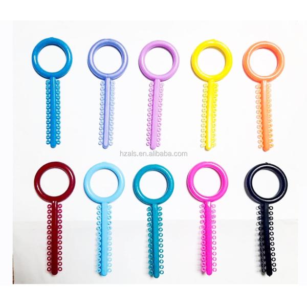 1000pcs/pack Dental Teeth Orthodontic Elastics Ligature Ties Mixed Color