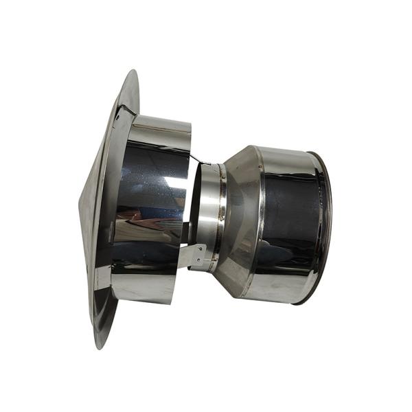 5 Chimney Flue Rain Caps Quick Bolt On Galvanised Silver Color