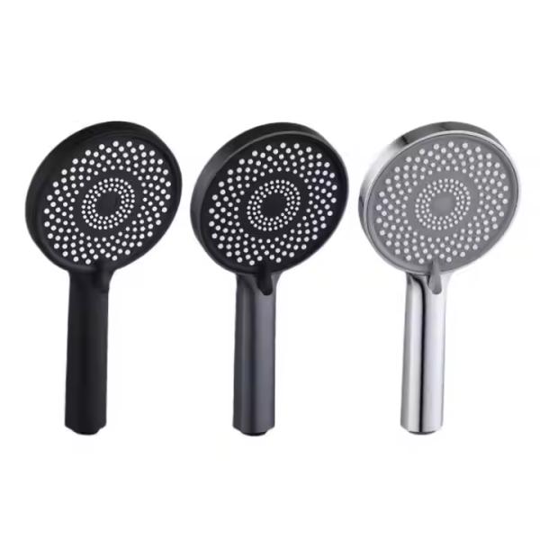 Полированная высоко давленная водосберегающая ABS пластиковая поверхностная душевая головка для аксессуаров для ванной